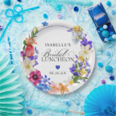 Lila Blue Red Wildblume Bridal Luncheon Dusche Pappteller (Party)