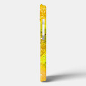 Lila BLUE-SCHALTFLÄCHEN IN GOLDGELBE Case-Mate iPhone Hülle (Rückseite / Links)