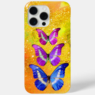 Lila BLUE-SCHALTFLÄCHEN IN GOLDGELBE Case-Mate iPhone Hülle
