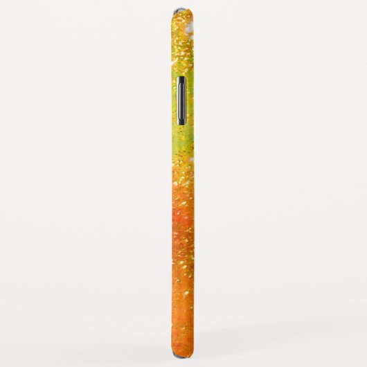 Lila BLUE-SCHALTFLÄCHEN IN GOLDGELBE Case-Mate iPhone Hülle (Hinten/Rechts)