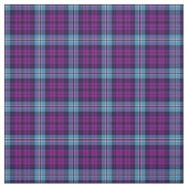 Lila Blue Scottish Tartan Kariert Stoff (Muster)