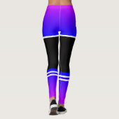 Lila Blue Shorts & Socken - Nummer 69 - Sport Leggings (Rückseite)