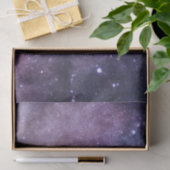 Lila Blue Sky Galaxy Starry Night Stars Modern Seidenpapier (Geschenk)