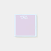 Lila Blue Small Business Post-it Klebezettel (Vorderseite)