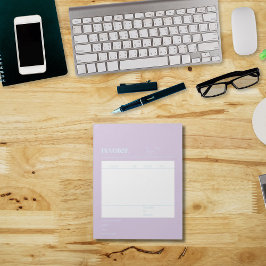 Lila Blue Small Business Rechnung Notizblock