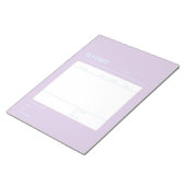 Lila Blue Small Business Rechnung Notizblock (angewinkelt)