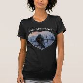 Lila Bluegill Fish Foto Herzstück Arrowhead Lake T-Shirt (Vorderseite)
