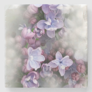 Lila Blühen Steinuntersetzer