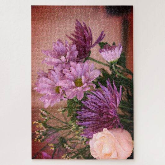 Lila blühend puzzle (Vertikal)