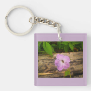 Lila blühend schlüsselanhänger