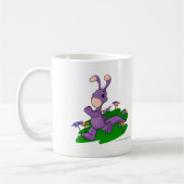 Lila Blumaroo, das durch Roo Insel marschiert Kaffeetasse (Links)