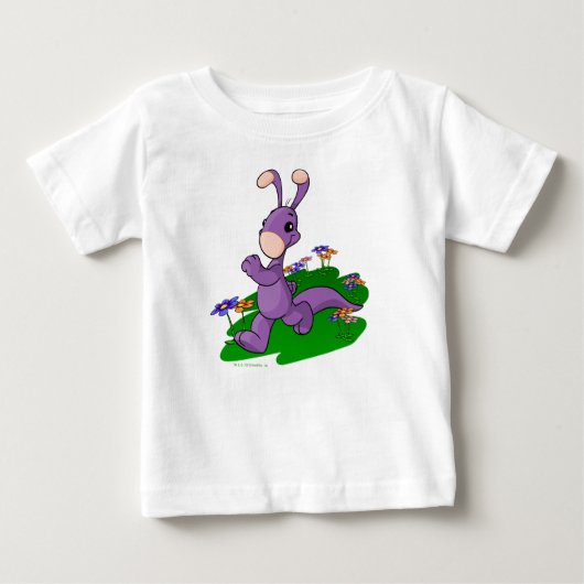 Lila Blumaroo-Marsch durch Roosinsel Baby T-shirt (Vorderseite)