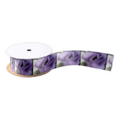 Lila Blume 1.5" breites Satinband, Satinband (Spule)