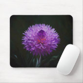 Lila Blume Art Mouse Pad Mousepad (Mit Mouse)