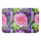 Lila Blume Badematte (Vorderseite)