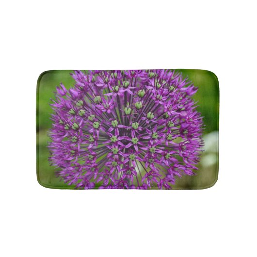 Lila Blume Badematte (Vorderseite)