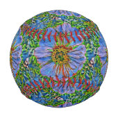 Lila Blume Baseball (Vorderseite)