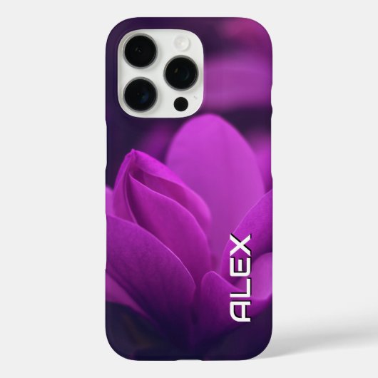 Lila Blume bei sanftem Licht Case-Mate iPhone Hülle (Rückseite)
