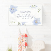 Lila Blume blühen Banner (Insitu)