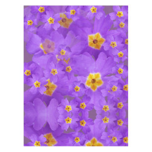 Lila Blume blüht Tableteklote Tischdecke