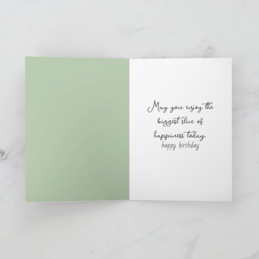 Lila Blume Bouquet Geburtstag Karte (Innenseite)