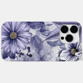 Lila Blume Case-Mate iPhone Hülle (Rückseite (Horizontal))