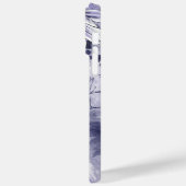 Lila Blume Case-Mate iPhone Hülle (Rückseite / Links)