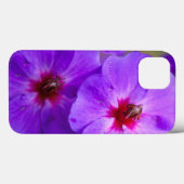 Lila Blume Case-Mate iPhone Hülle (Rückseite (Horizontal))