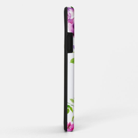 Lila Blume Case-Mate iPhone Hülle (Hinten/Rechts)