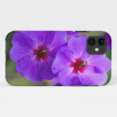 Lila Blume Case-Mate iPhone Hülle (Rückseite (Horizontal))