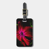 Lila Blume cd ltcna Gepäckanhänger (Vorderseite vertikal)