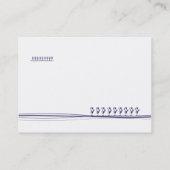 Lila Blume - Chubby Visitenkarte (Rückseite)