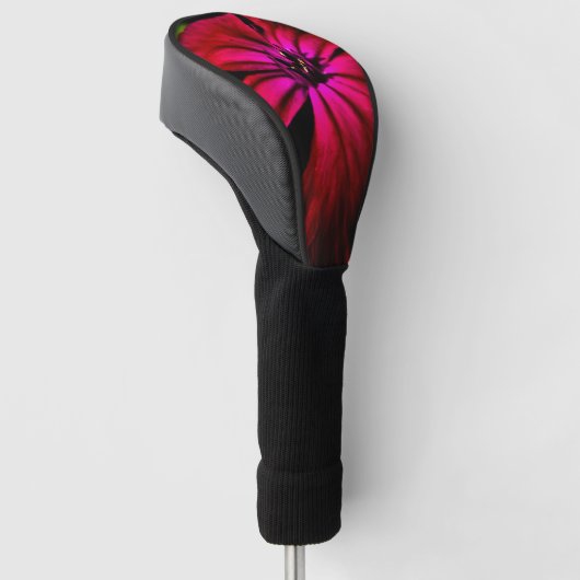 Lila Blume dccna Golf Headcover (angewinkelt)