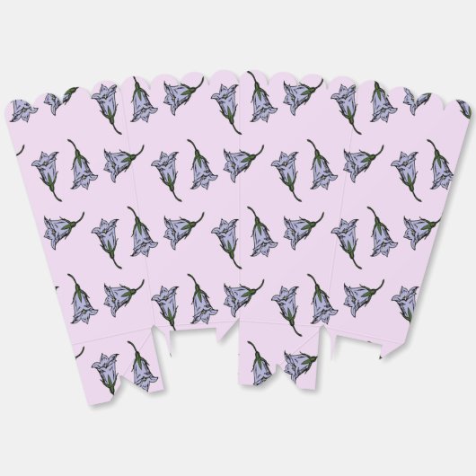 Lila Blume der Häreller in Rosa Geschenkschachtel (Ungeklappt)