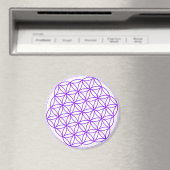 Lila Blume des Lebensraums Magnet (In Situ (Geschirrspüler))