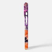 Lila Blume Elegante Florenz Romantisches Foto Case-Mate iPhone Hülle (Rückseite / Links)