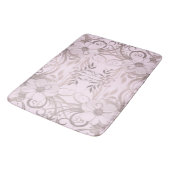lila, Blume, Fantasie, elegant, mustergültig, subt Badematte (Schrägansicht)