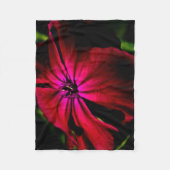 Lila Blume fbcna Fleecedecke (Vorderseite)