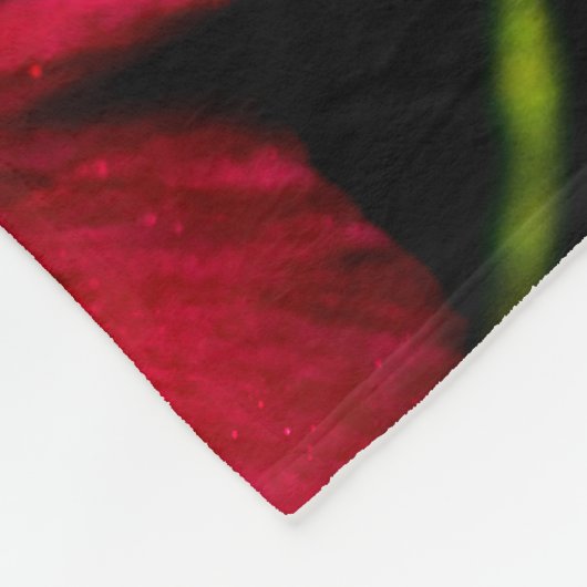 Lila Blume fbcnm Fleecedecke (Ecke)