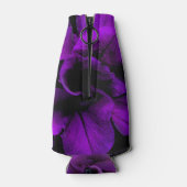 Lila Blume Flaschenkühler (Rückseite)