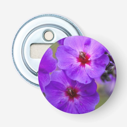 Lila Blume Flaschenöffner (Vorderseite)