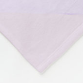 Lila Blume Fleece Blanket (Ecke)