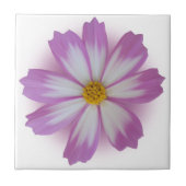 Lila Blume Fliese (Vorderseite)