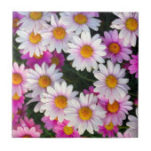 Lila Blume Fliese (Vorderseite)