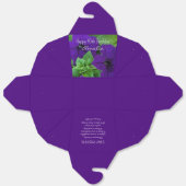 Lila Blume Foto Bibel Verse 40. Geburtstag Geschenkschachtel (Ungefaltet)