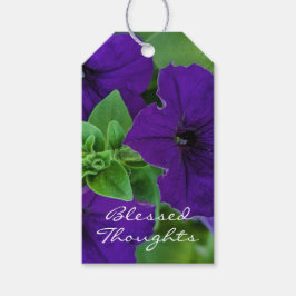 Lila Blume Foto Bible Verse Gesegnete Gedanken Geschenkanhänger