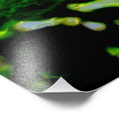 Lila Blume Fotodruck (Ecke)