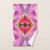 LILA BLUME - Fraktal Art - Badhandtuch Set (Handtuch)