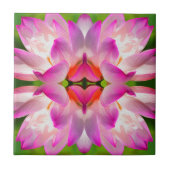 LILA BLUME - Fraktal Art - Fliese (Vorderseite)