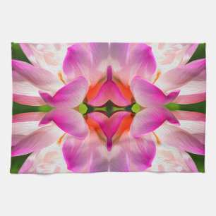 LILA BLUME - Fraktal Art - Geschirrtuch